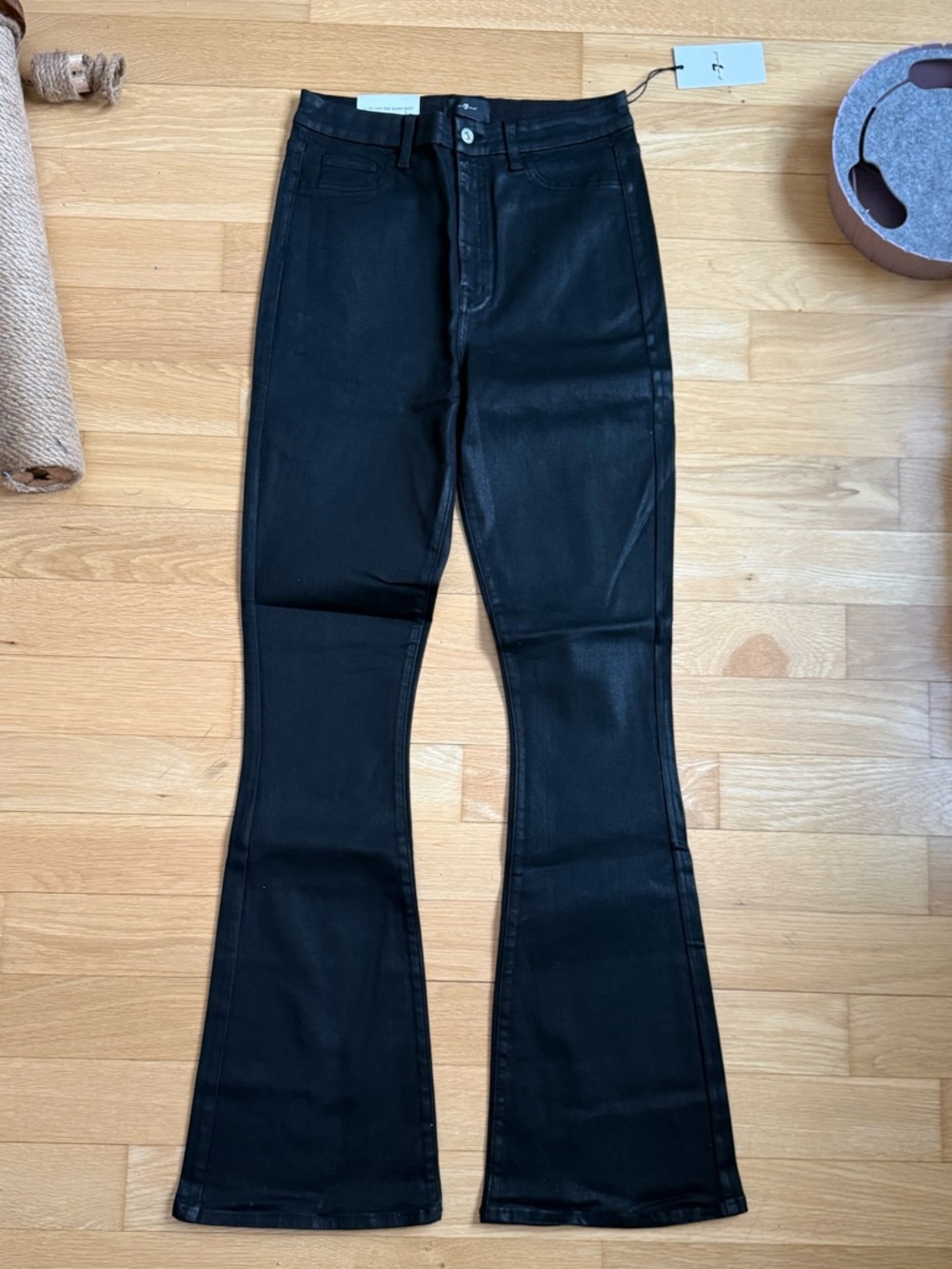 Black High-Rise Flared Women's Jeans